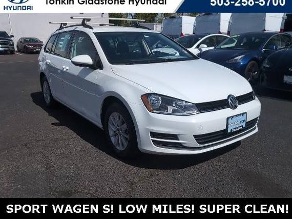 VOLKSWAGEN GOLF SPORTWAGEN 2017 3VWC17AU7HM506550 image